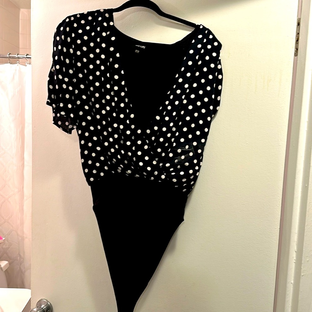 Boutique polkadot  body suit!